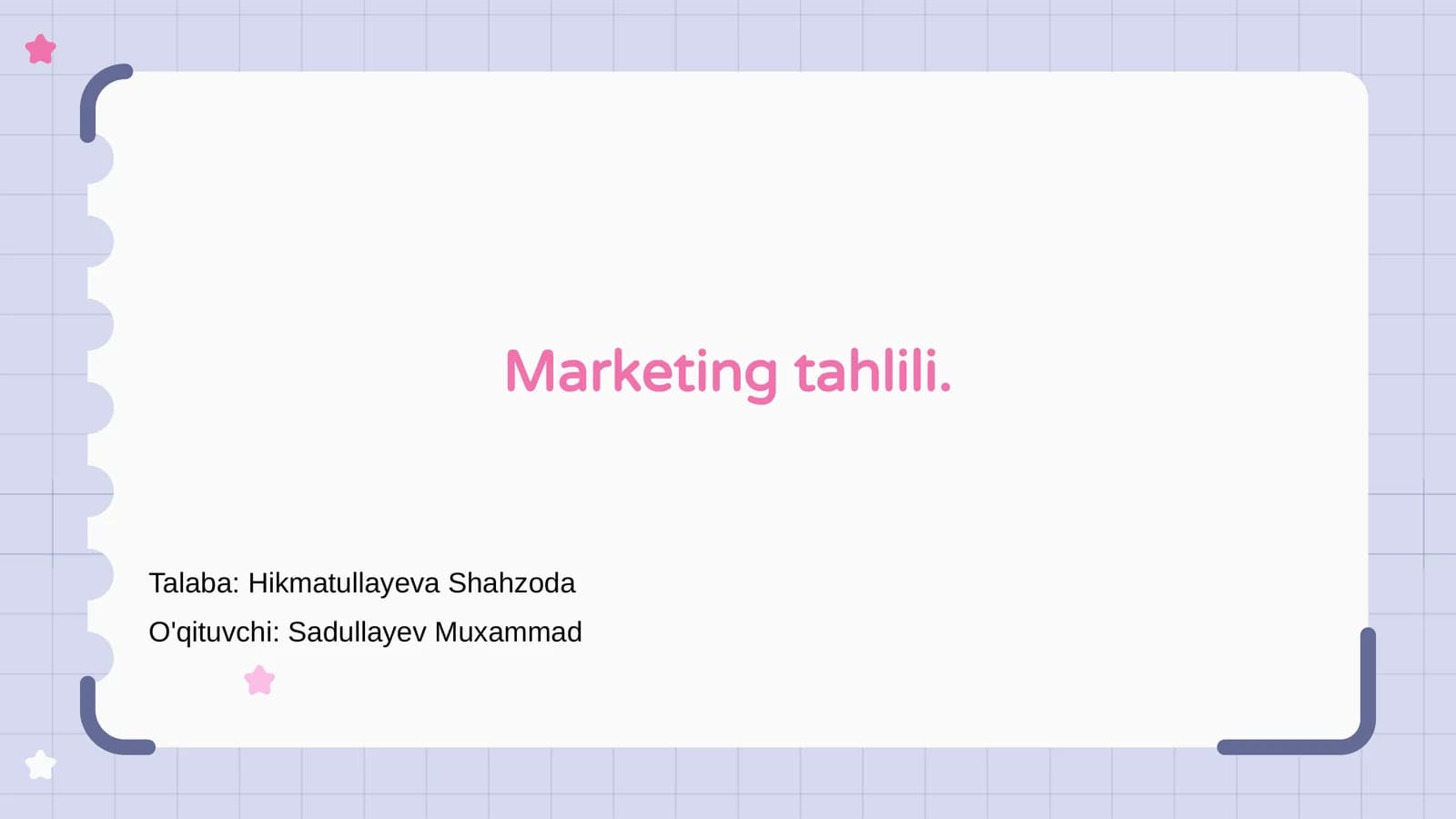 Marketing tahlili