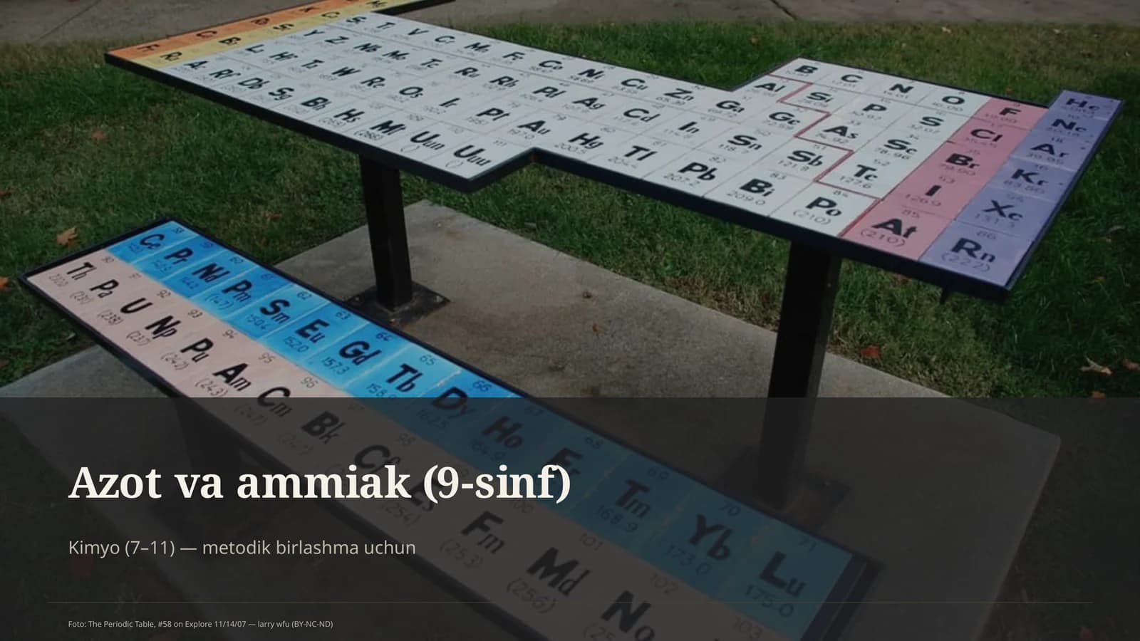 Azot va ammiak (9-sinf)