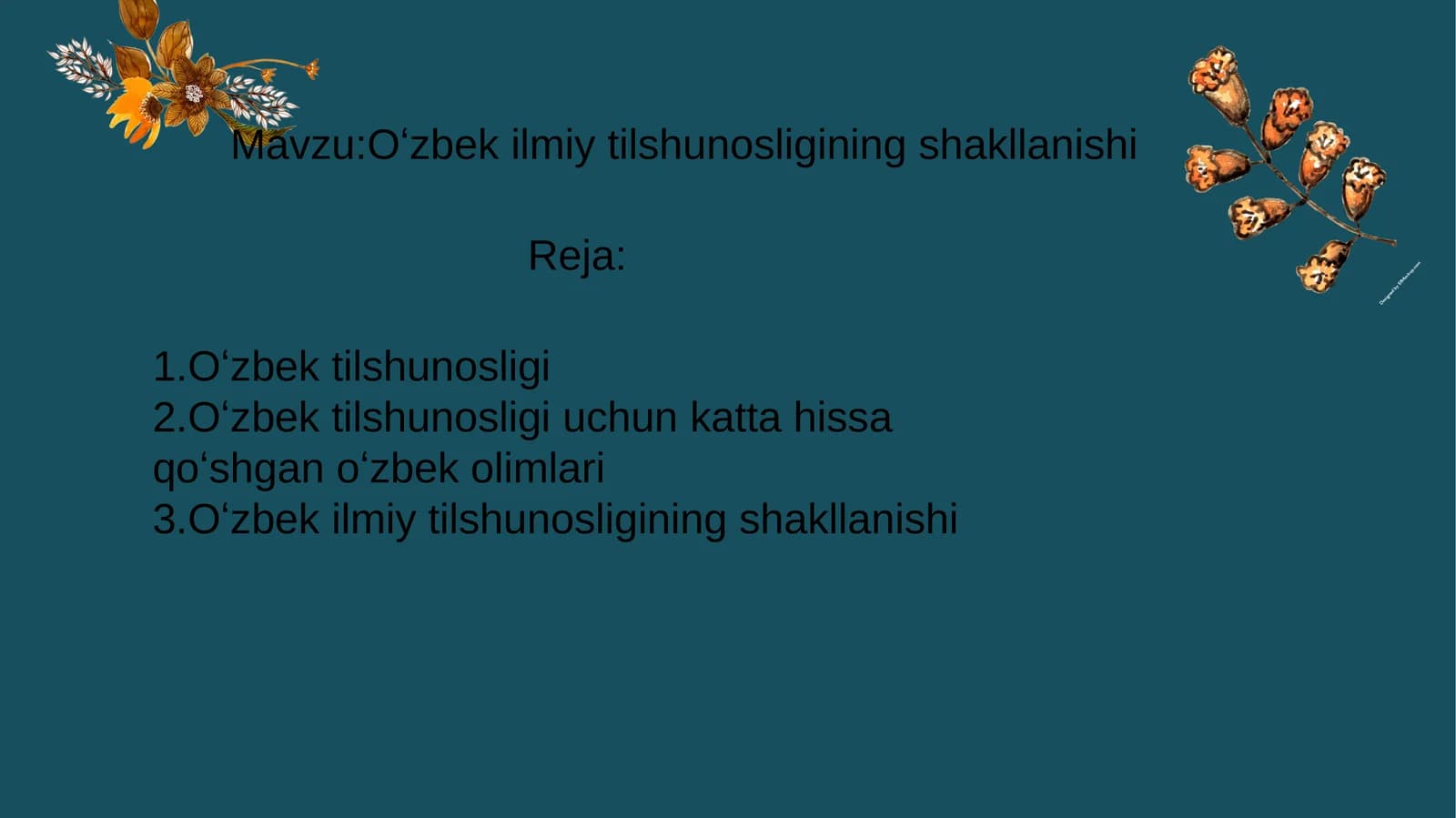 Oʻzbek ilmiy tilshunosligining shakllanishi