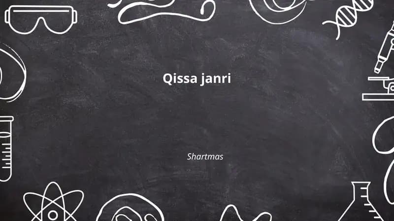 Qissa janri