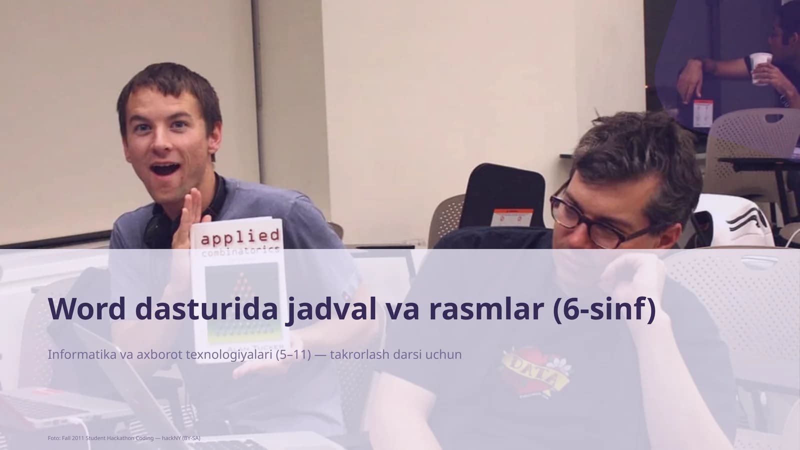 Word dasturida jadval va rasmlar (6-sinf)