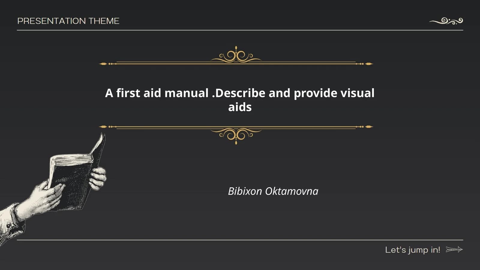 First Aid Manual