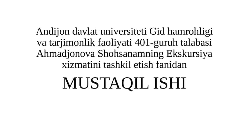 Turkiya turizmi umumiy ko'rinishi