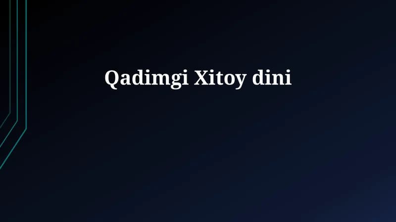 Qadimgi Xitoy dini