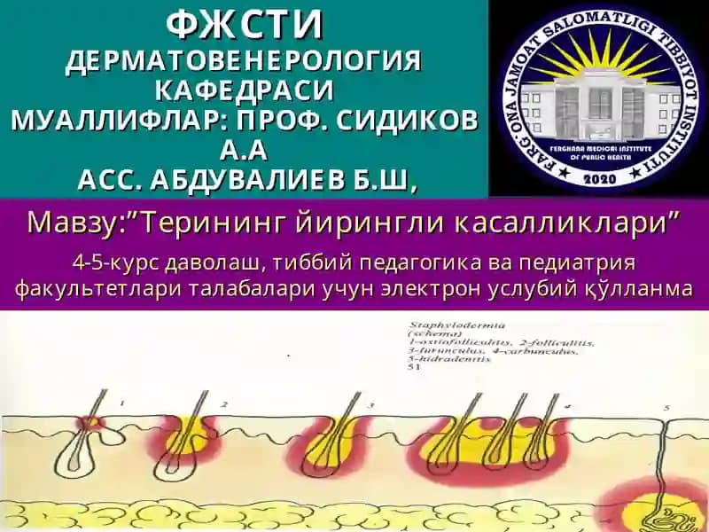 Терининг йирингли касалликлари