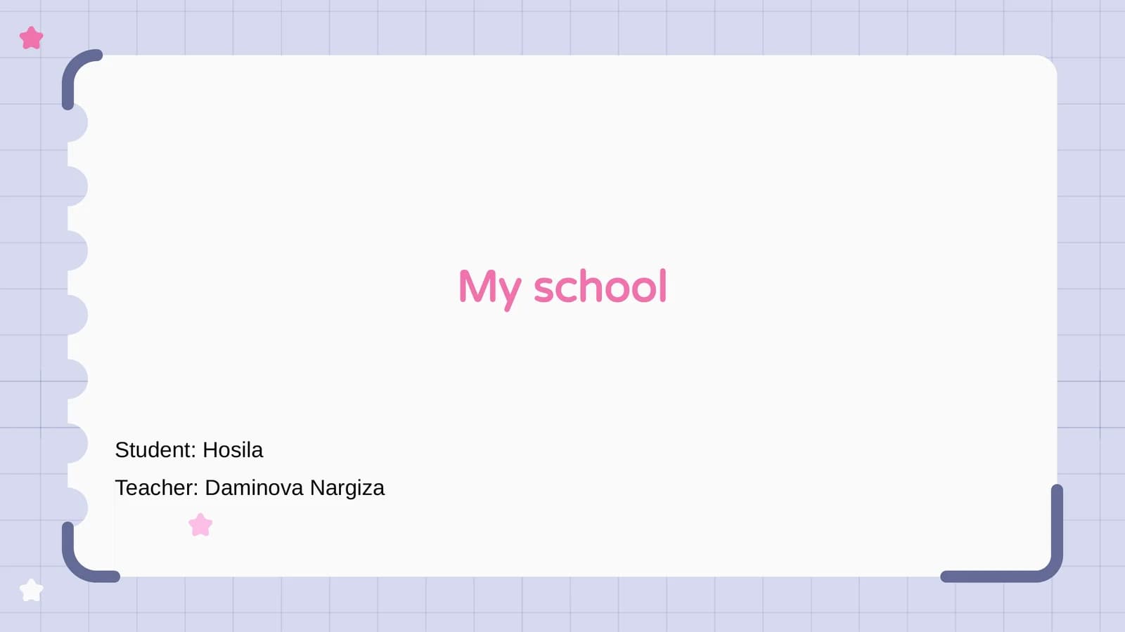 My school