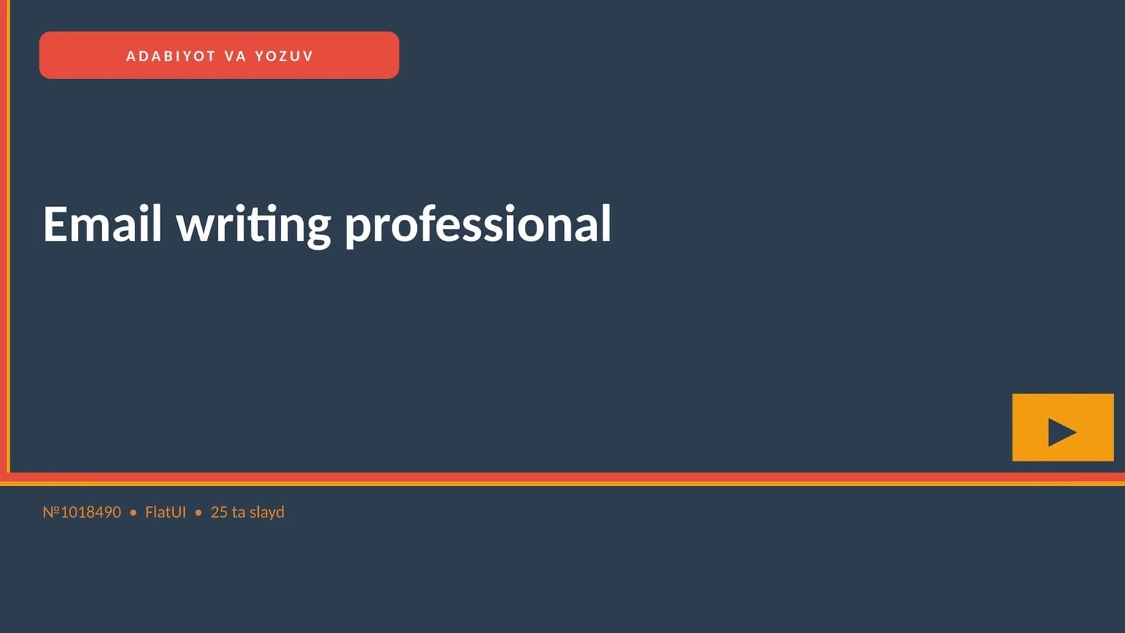 Email writing professional
