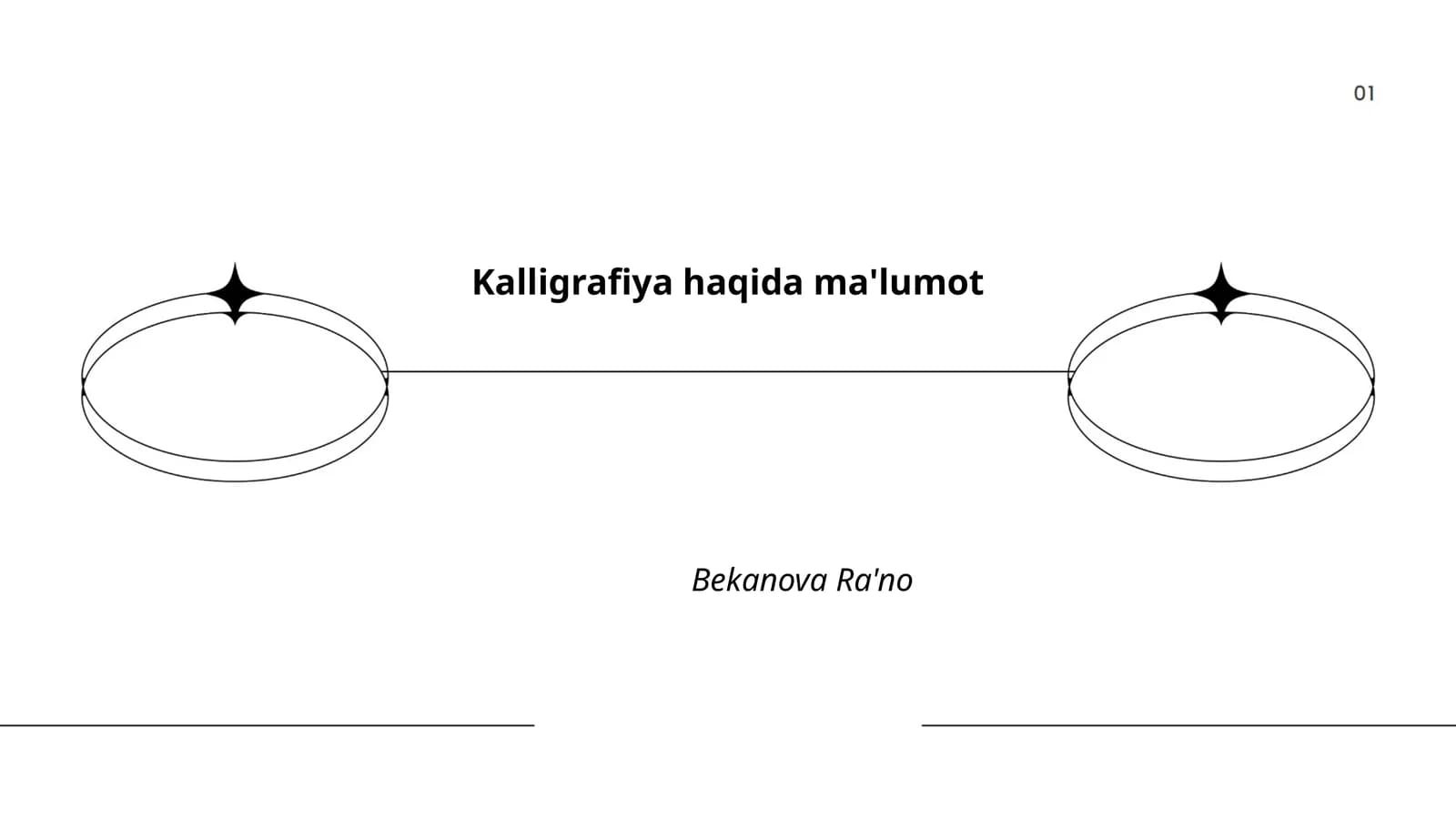 Kalligrafiya haqida ma'lumot
