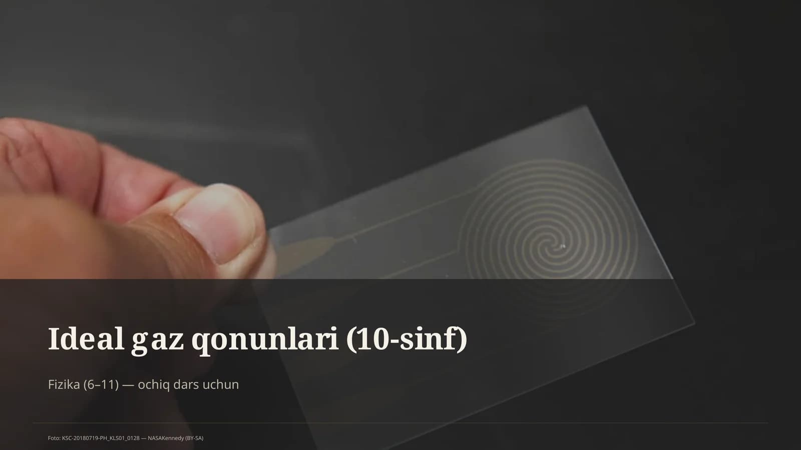 Ideal gaz qonunlari (10-sinf)