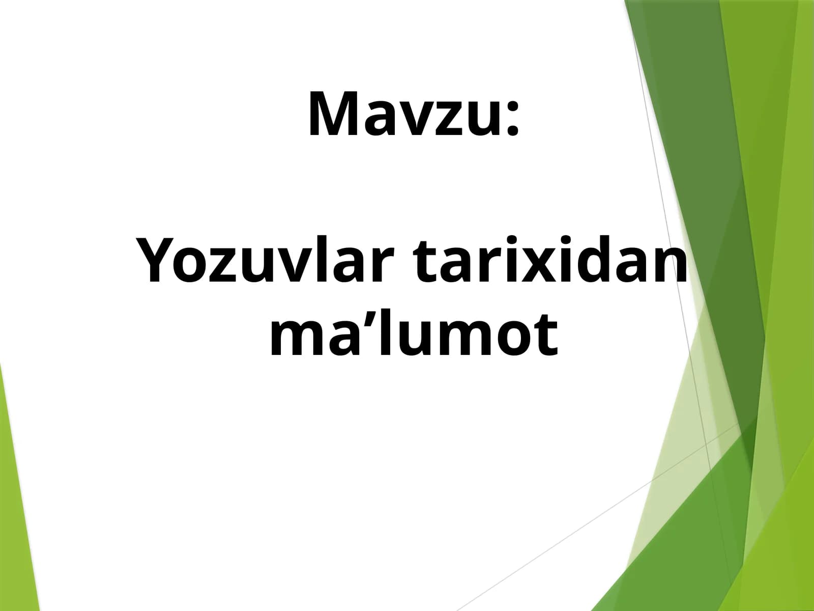 Hattotlik san’ati va tarixi