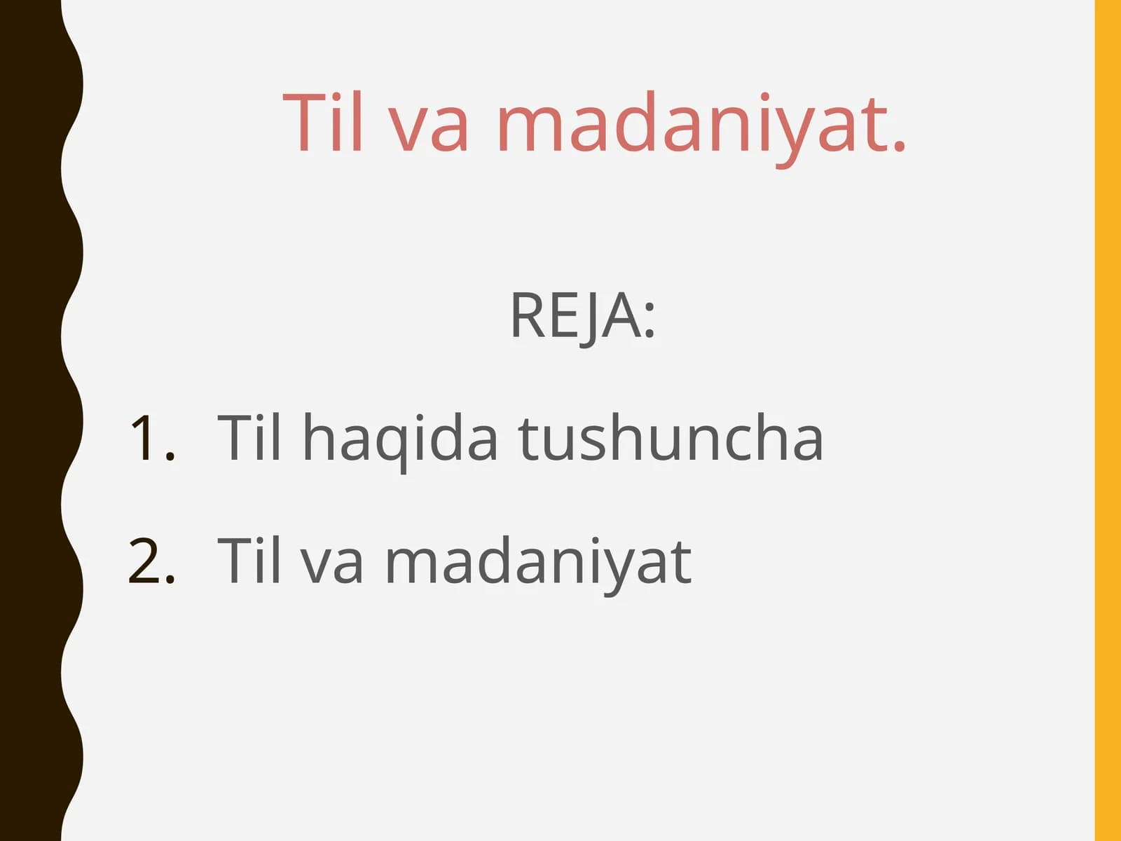 Til va madaniyat