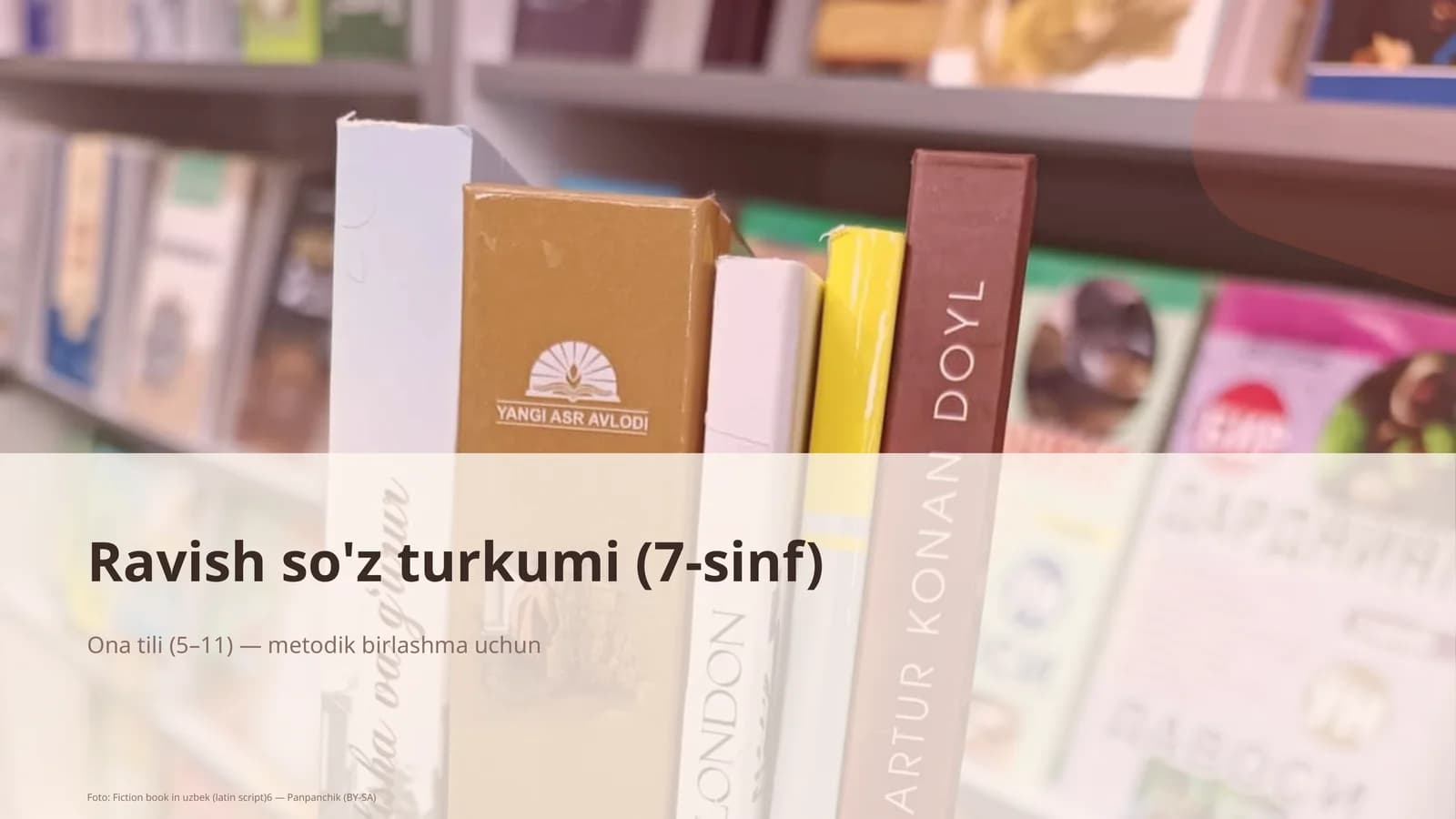 Ravish so'z turkumi (7-sinf)