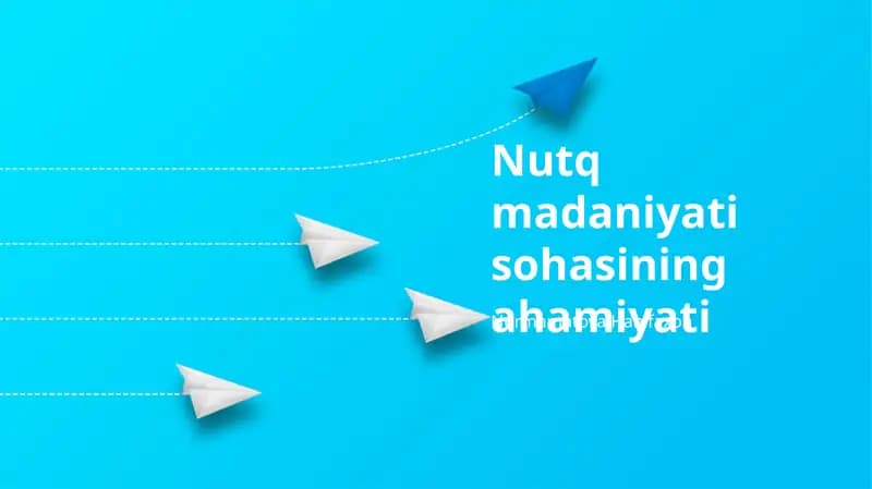 Nutq Madaniyati Sohasi