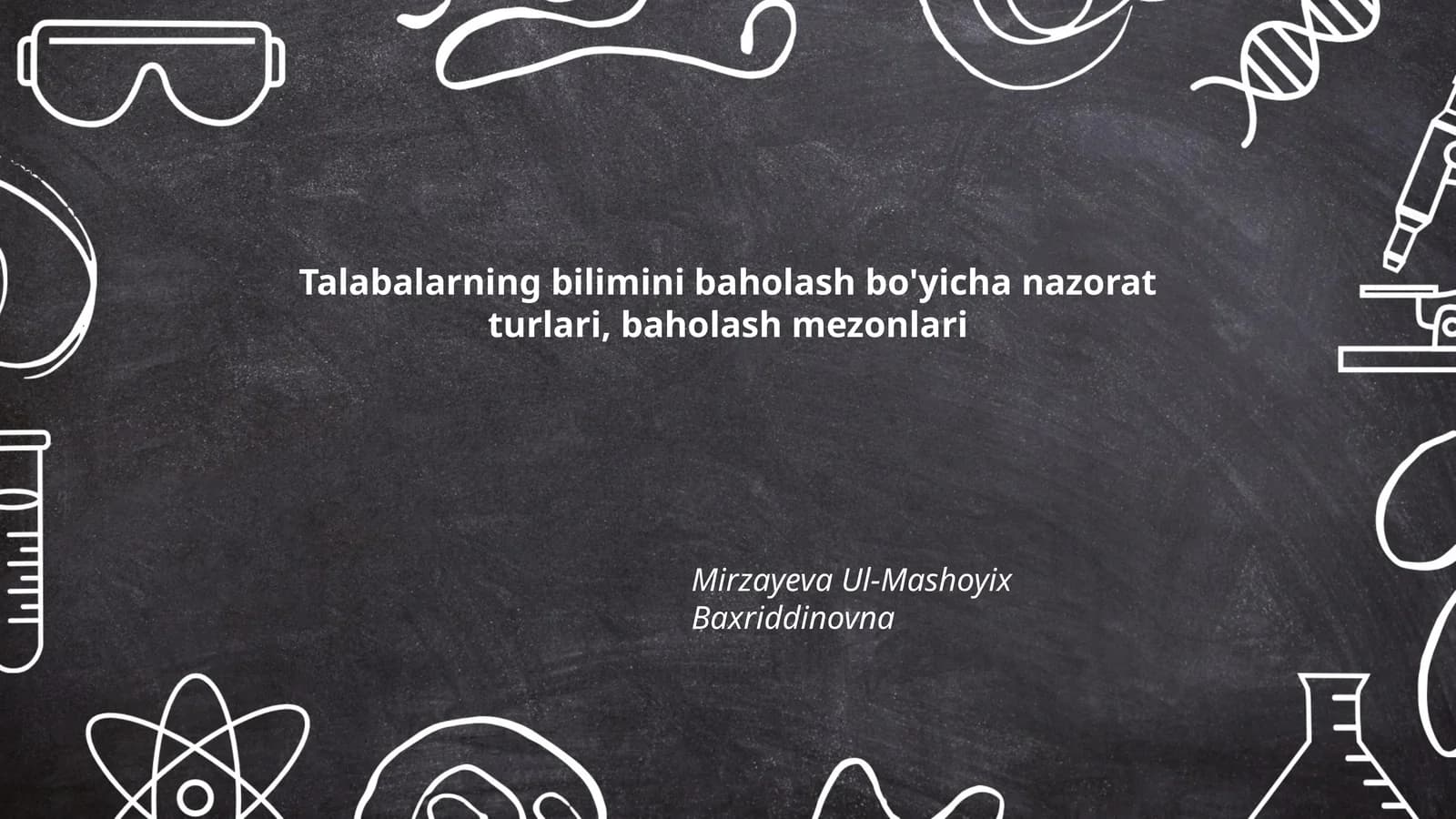 Bilimni baholashning mohiyati