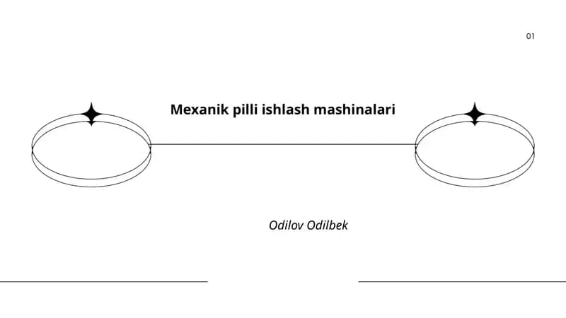 Mexanik pilli ishlash mashinalari