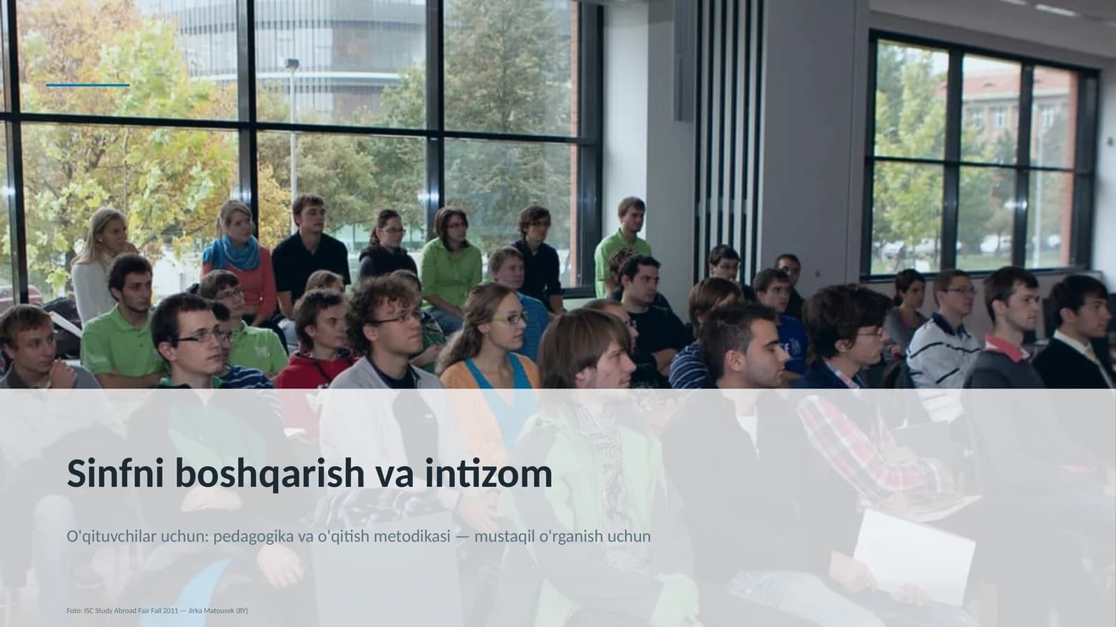 Sinfni boshqarish va intizom