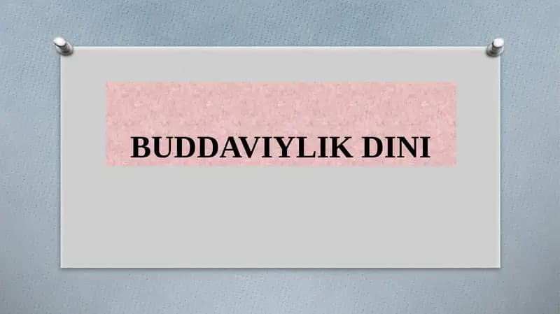 Buddaviylik Dini