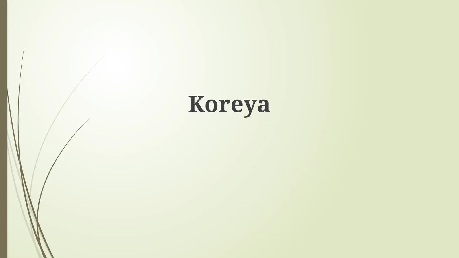 Koreya: Tarix va Geografiya