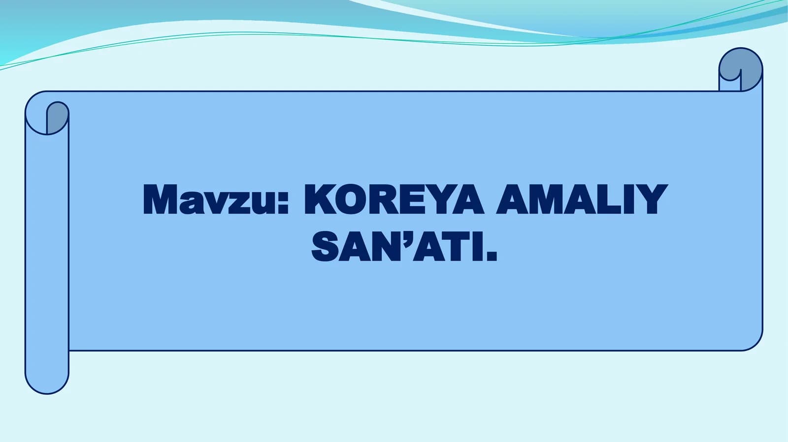 KOREYA AMALIY SAN’ATI