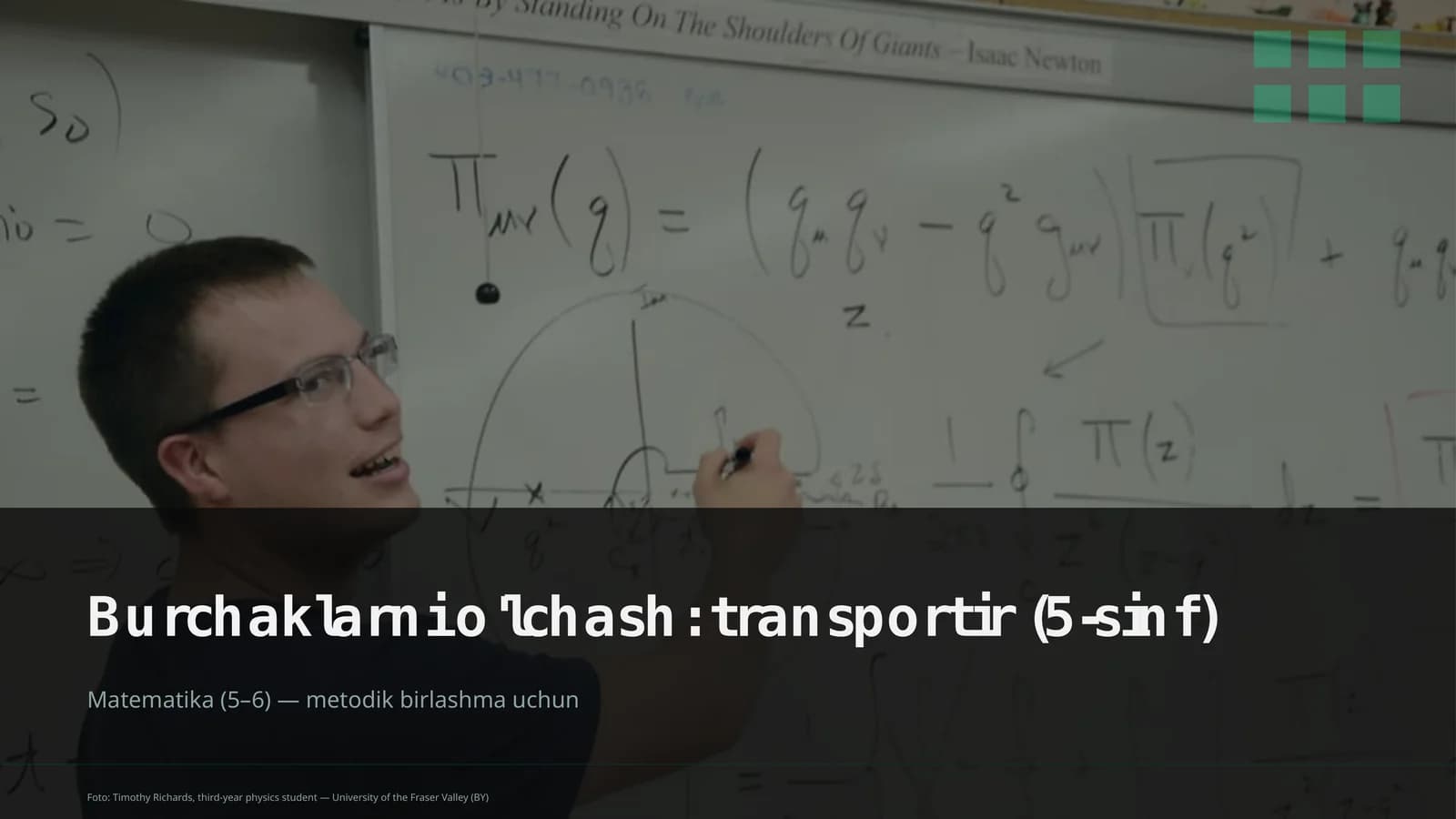 Burchaklarni o'lchash: transportir (5-sinf)