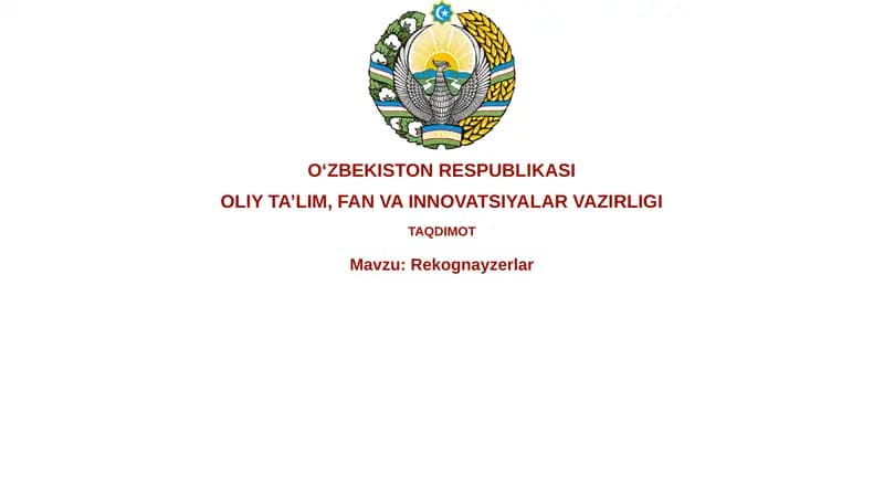 Rekognayzerlar