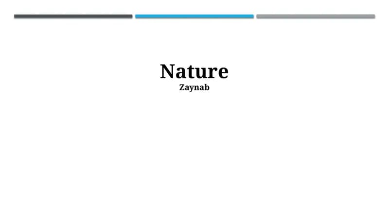 Nature