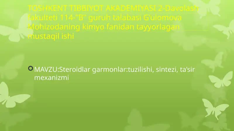 Steroidlar to'lqinlari