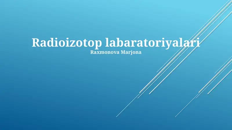 Radioizotop laboratoriyalari