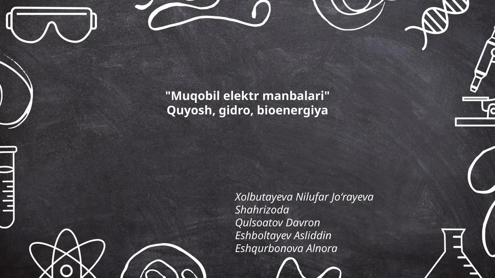 Muqobil elektr manbalari