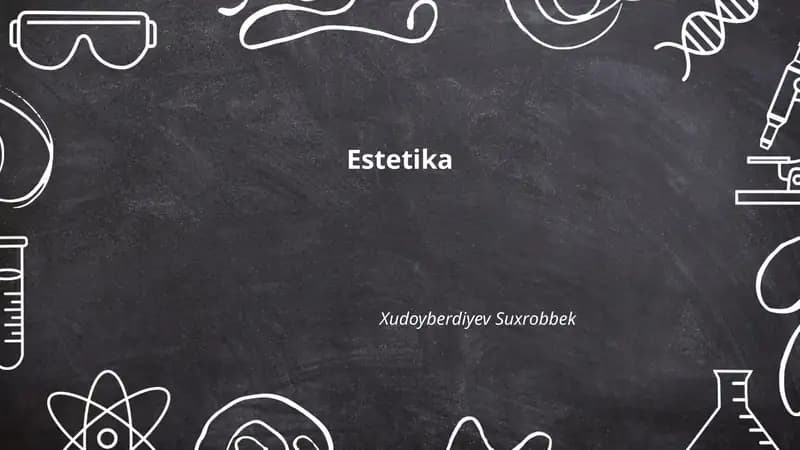 Estetika