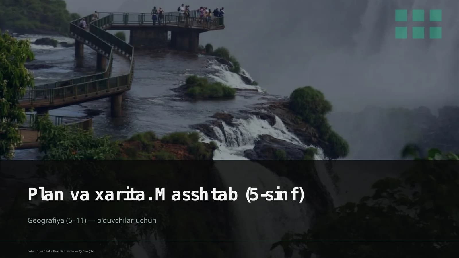 Plan va xarita. Masshtab (5-sinf)
