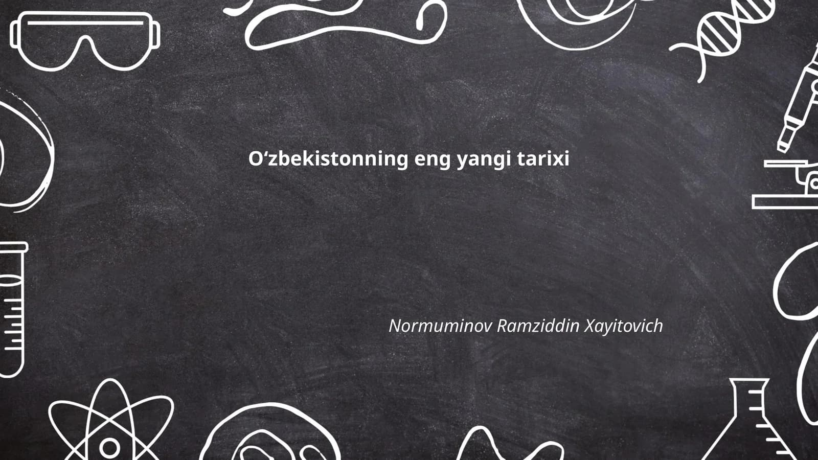 O‘zbekistonning eng yangi tarixi