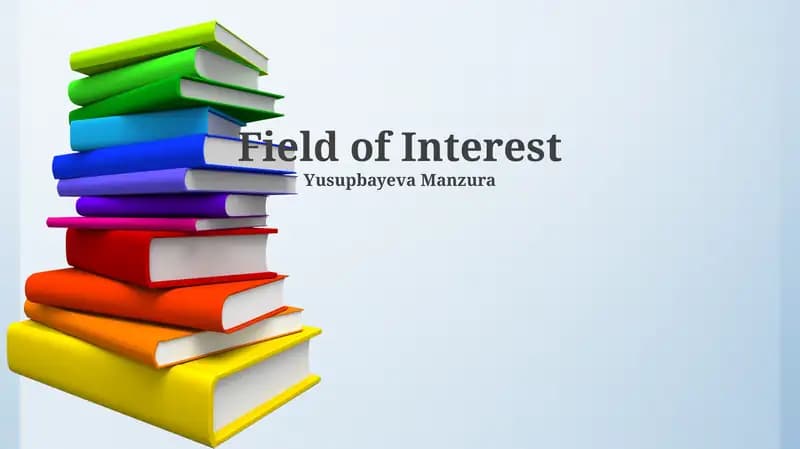Field of Interest