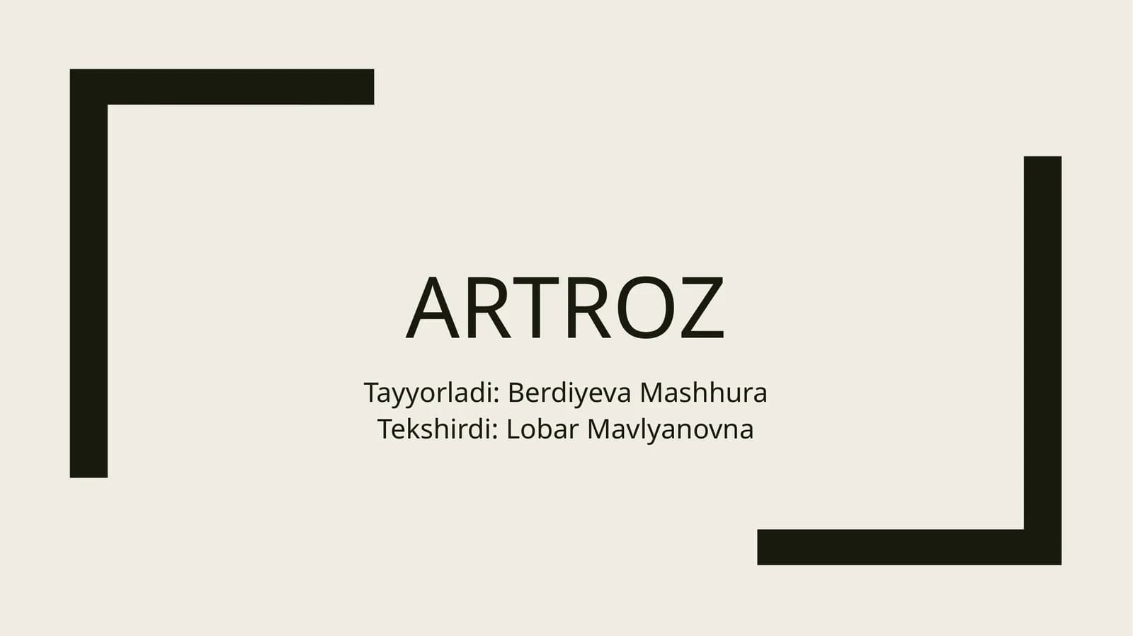 Artroz