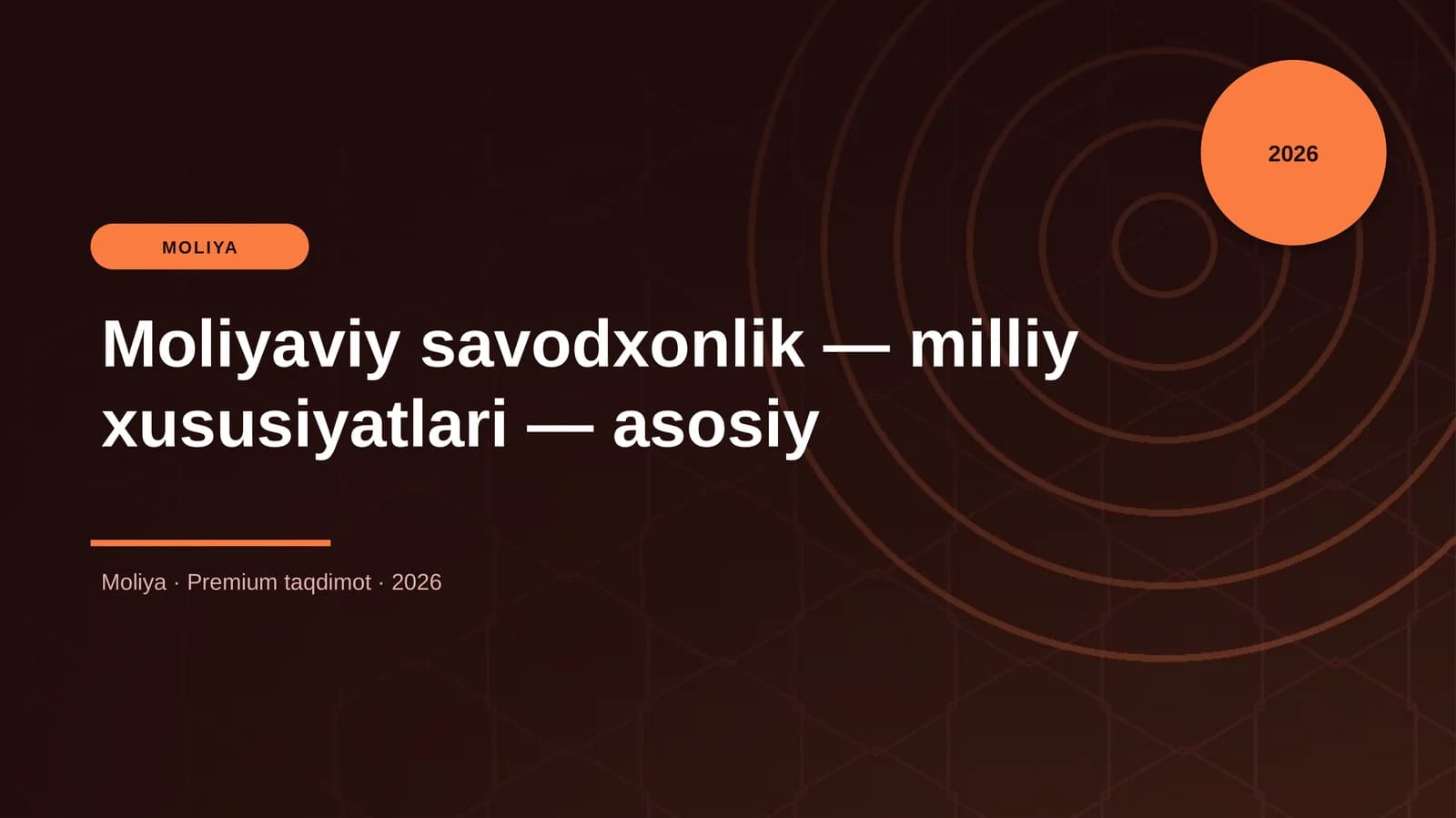 Moliyaviy savodxonlik — milliy xususiyatlari — asosiy