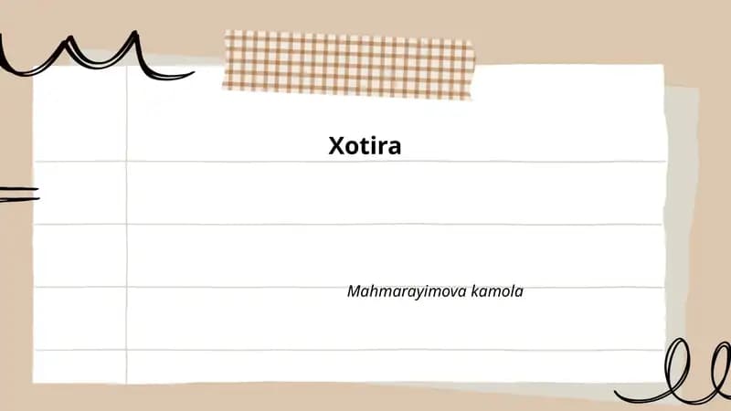 Xotira