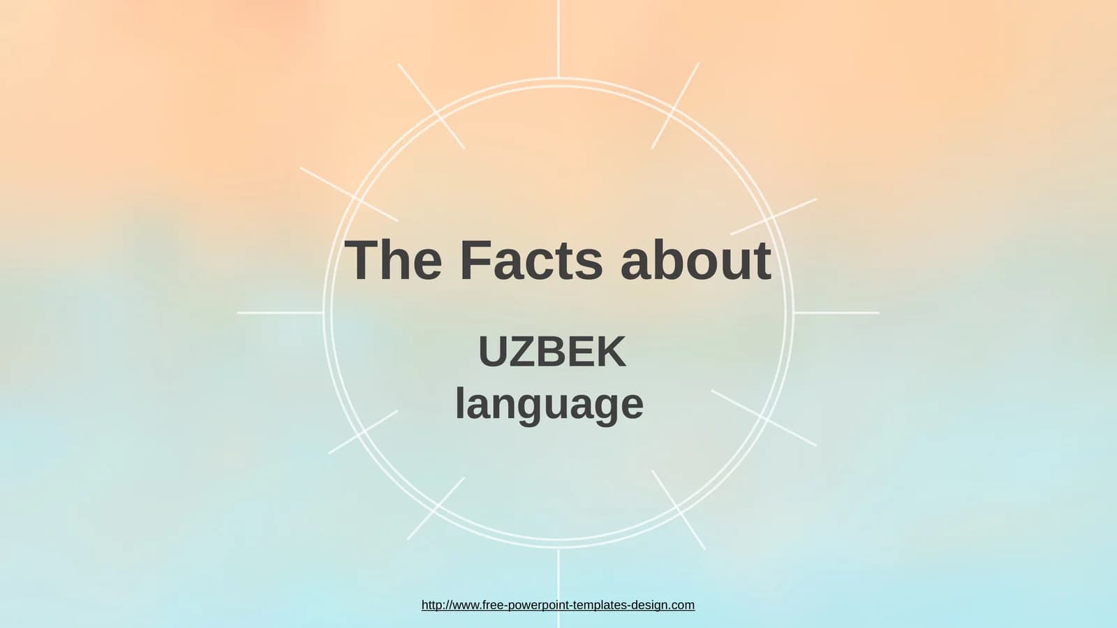 The Uzbek Language