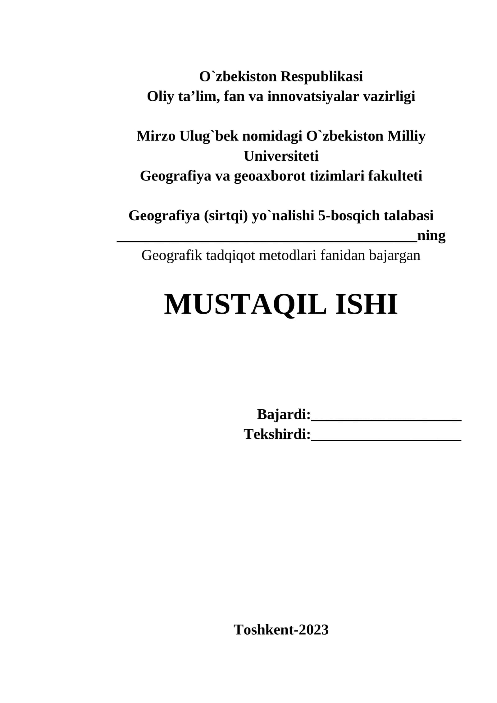 Tabiiy geografik jarayonlar