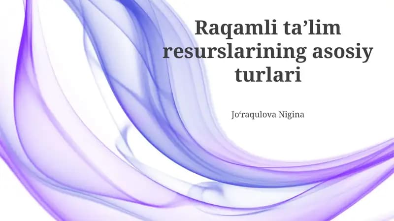 Onlayn Ta'lim Platformalari
