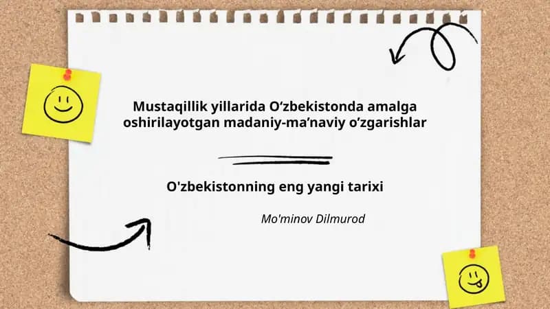 O'zbekistonning eng yangi tarixi