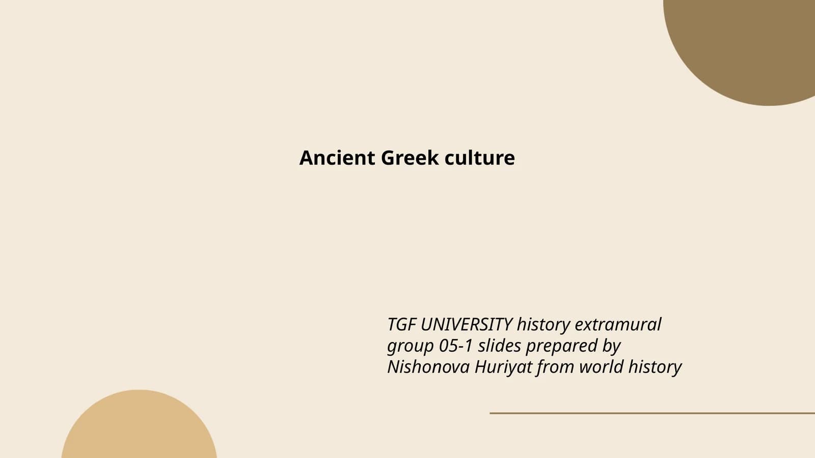 Ancient Greek culture