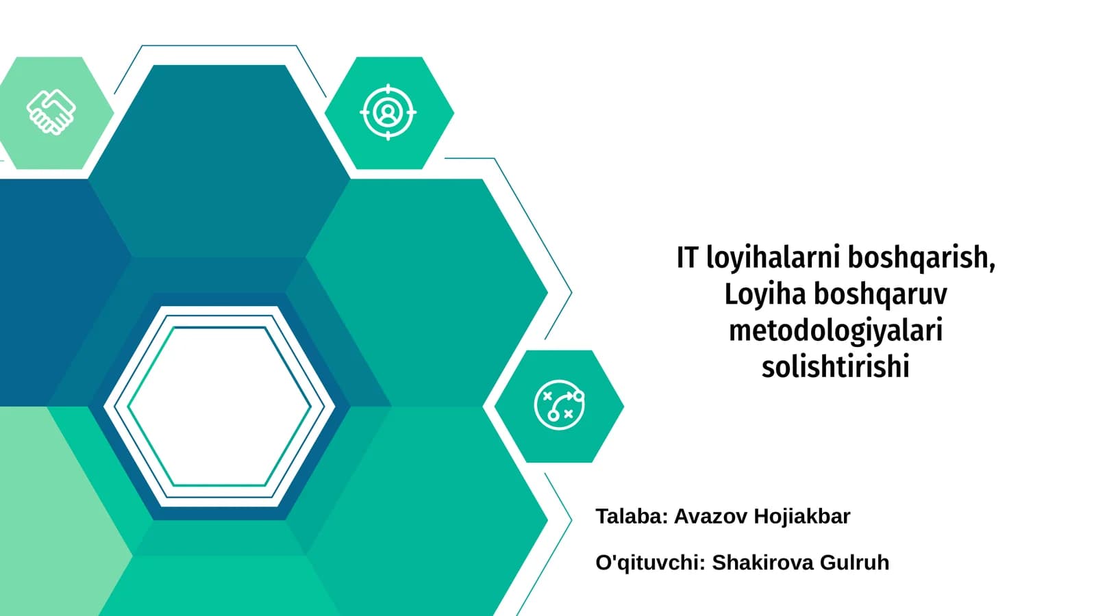 IT loyihalarni boshqarish, Loyiha boshqaruv metodologiyalari solishtirishi