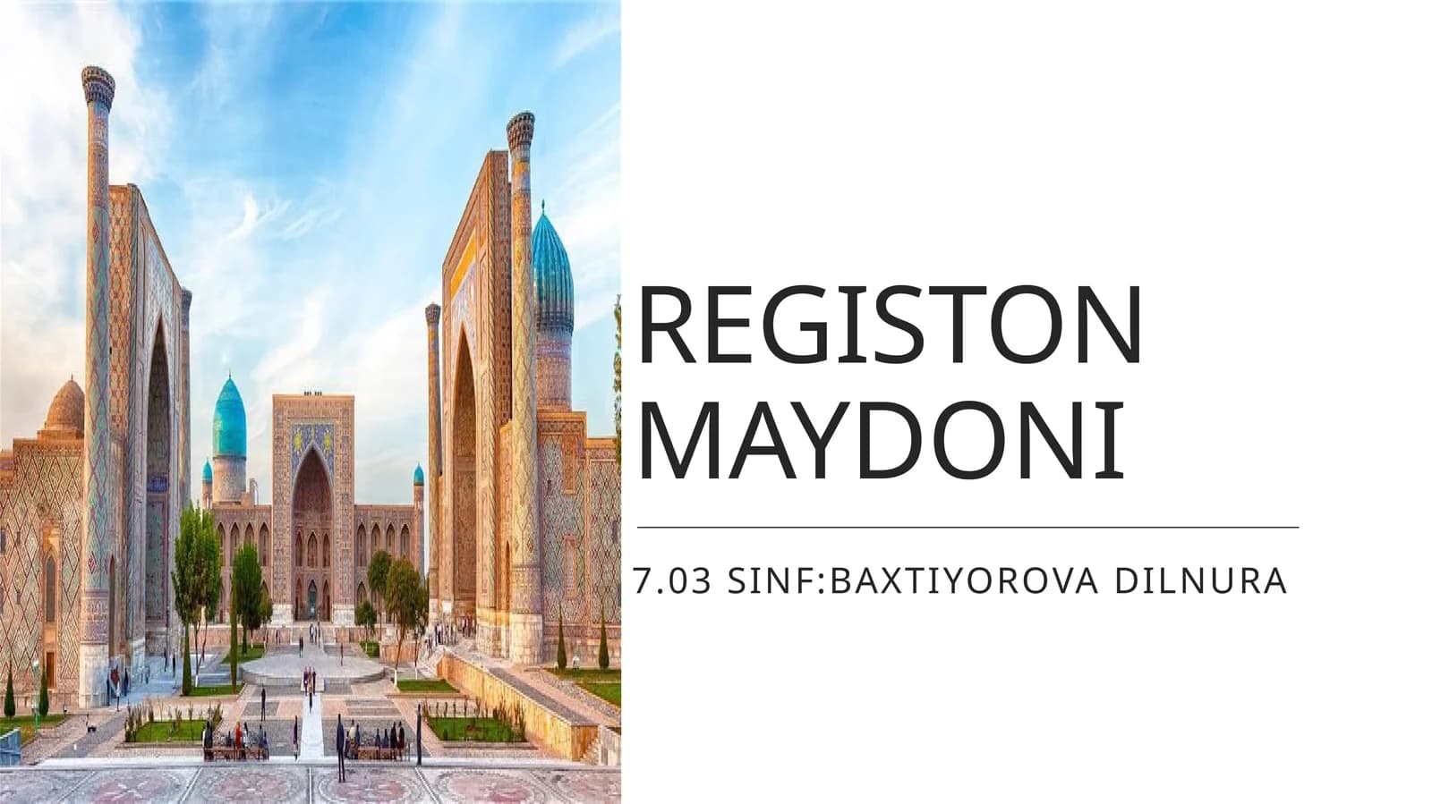 REGISTON MAYDONI