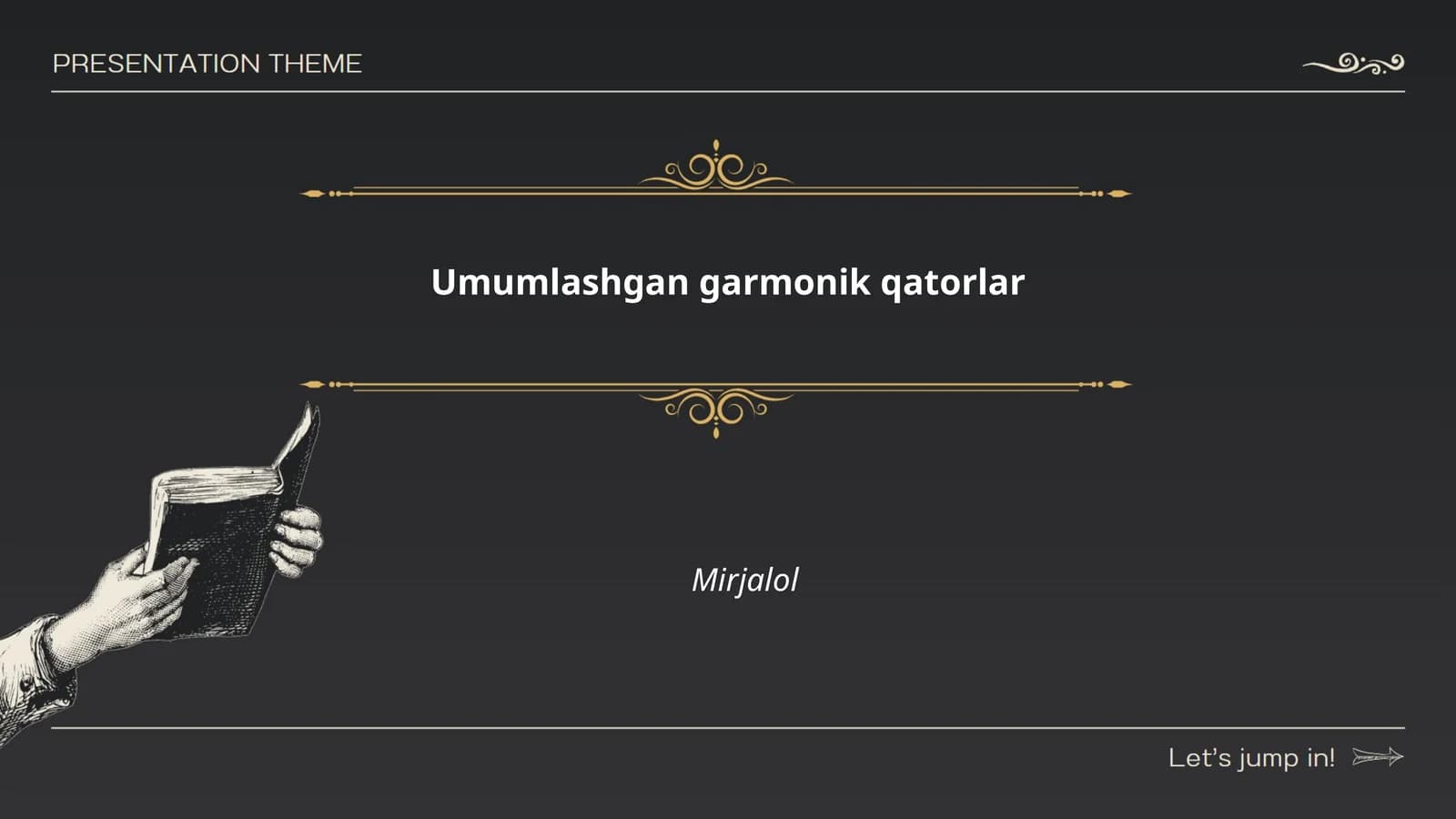 Umumlashgan garmonik qatorlar