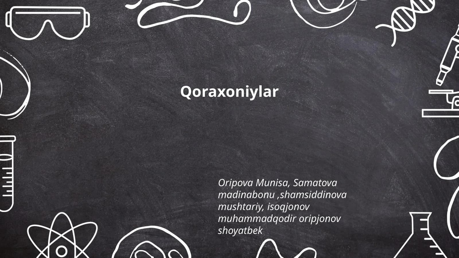 Qoraxoniylar