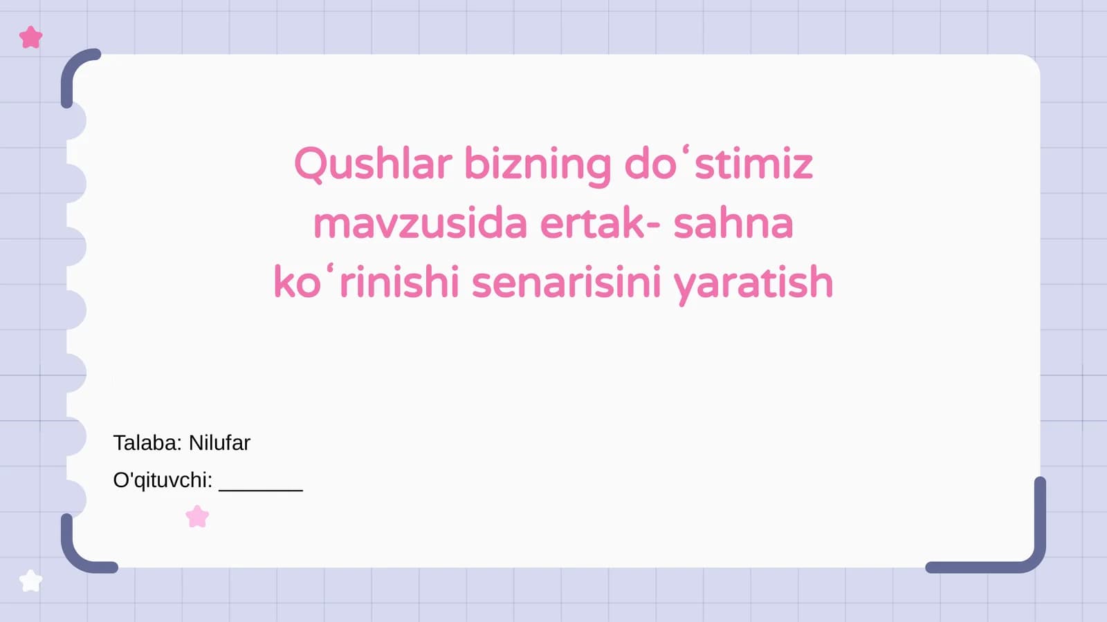 Qushlar va ularning hayoti