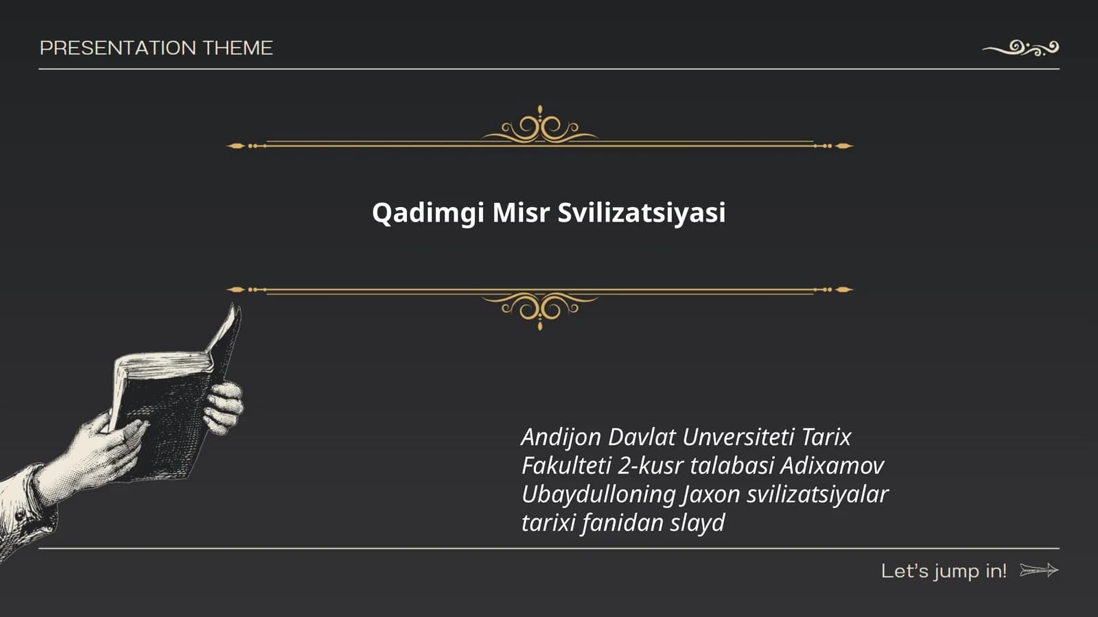 Qadimgi Misr Svilizatsiyasi