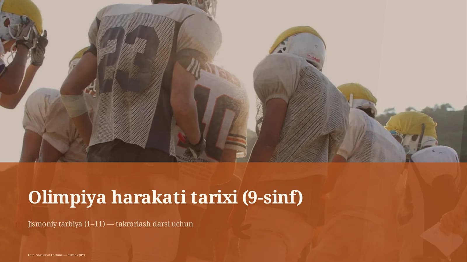 Olimpiya harakati tarixi (9-sinf)