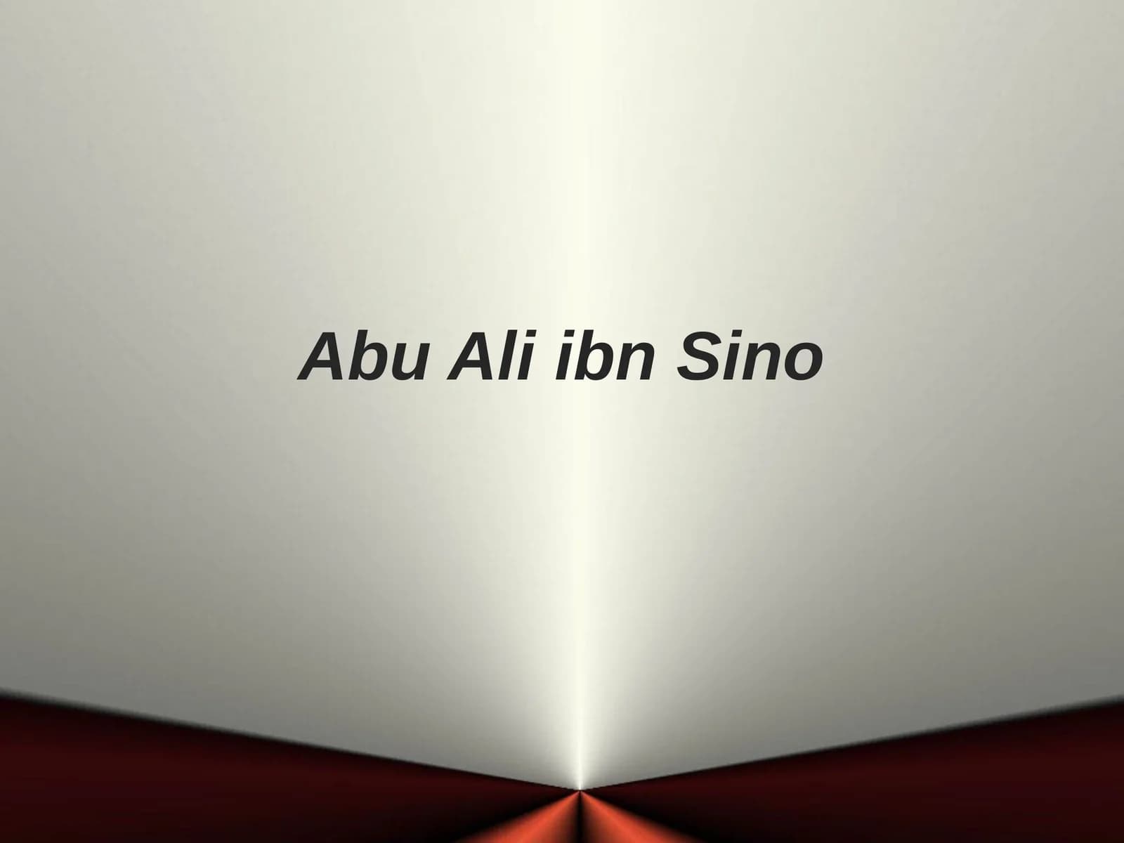 Abu Ali ibn Sino