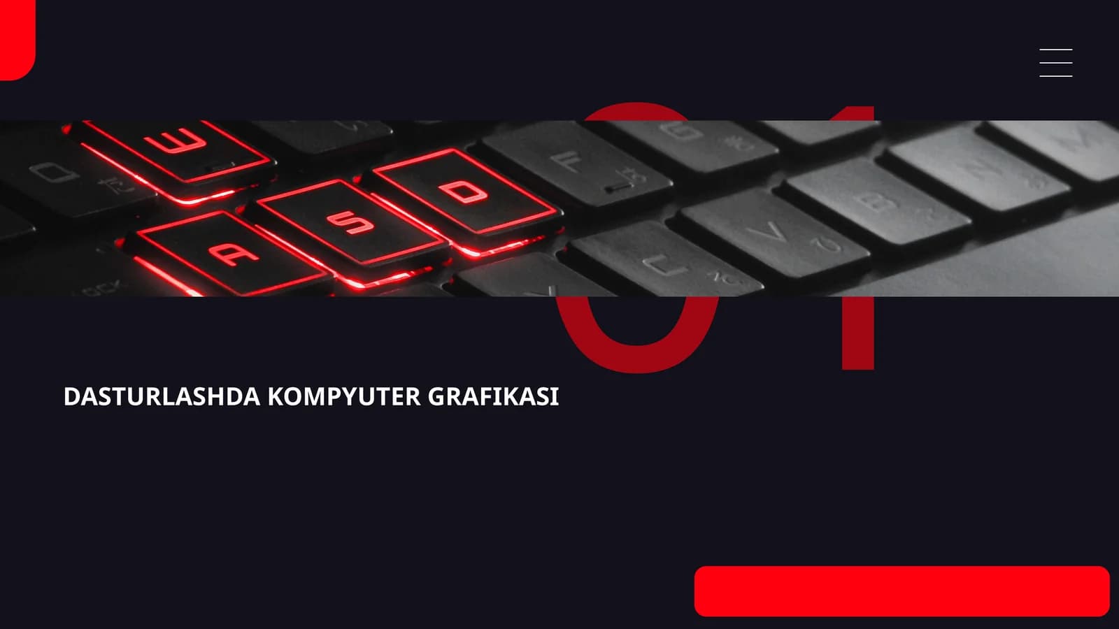 DASTURLASHDA KOMPYUTER GRAFIKASI